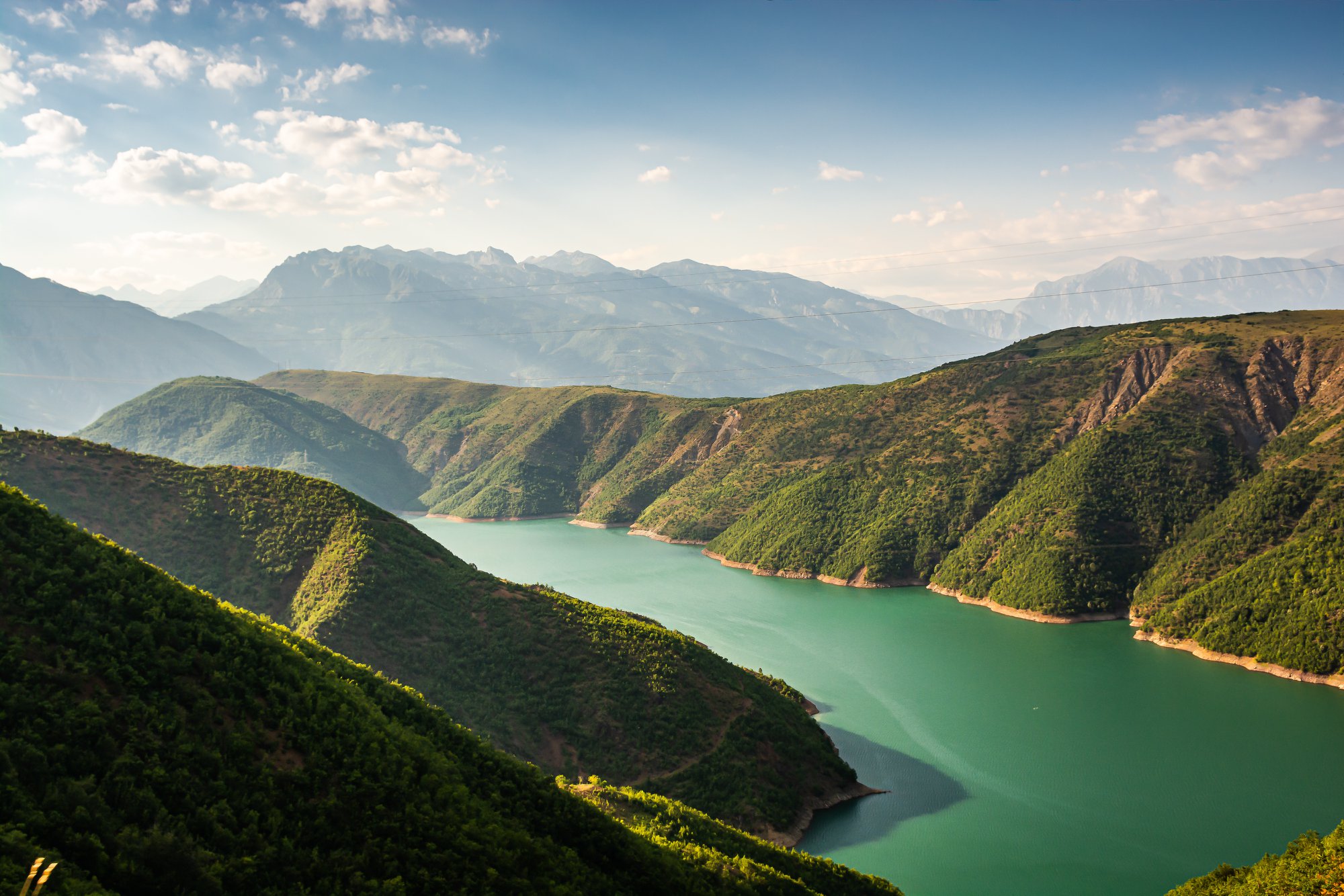 Highland lakes and mountains of Kukës